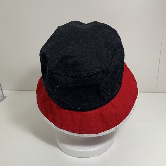 Chicago Bulls New Era Hardwood Classics Bucket Hat Black / Red Sz LARGE - Picture 5 of 9